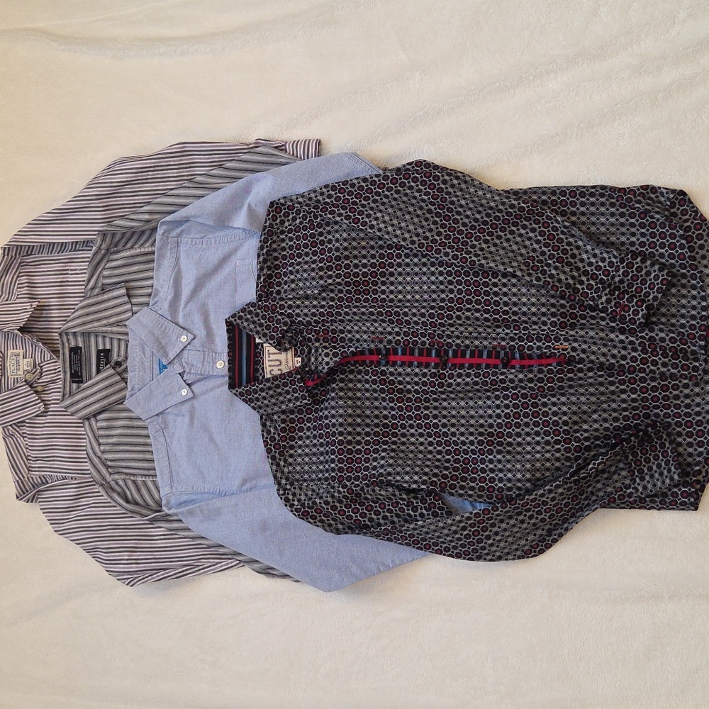 Bundle Of 4 Button Down Boy's Shirts